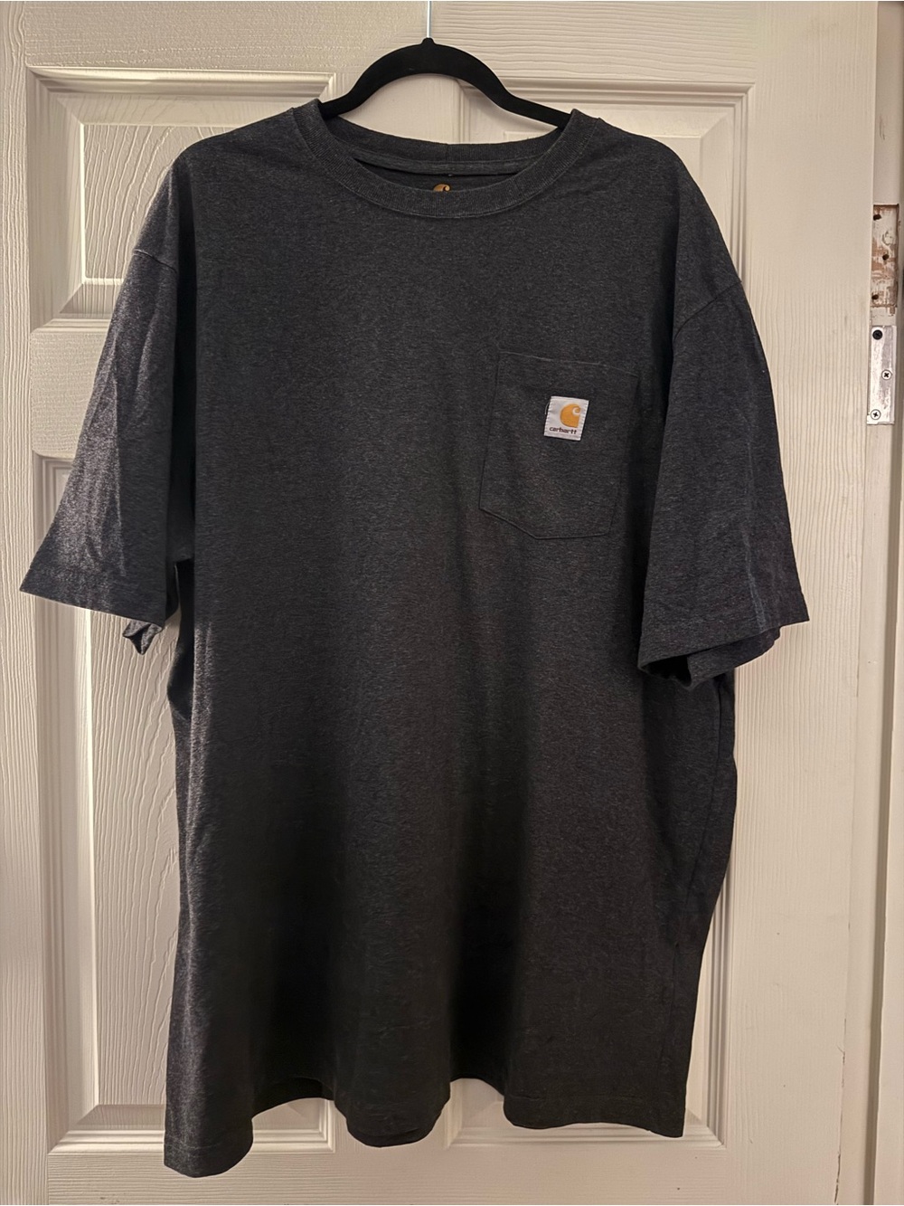 Carhartt Charcoal Pocket Short-Sleeve T-Shirt